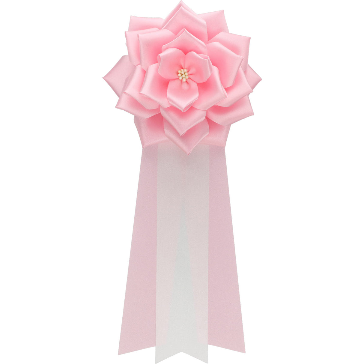 【全24色】リボン徽章(記章・胸章)大リボンバラ 1個売り 花径:120mm 長さ:280mm 式典 イベント セレモニー 選挙 国会議員 祝賀会 入学式 卒業式 運動会 竣工式 来賓