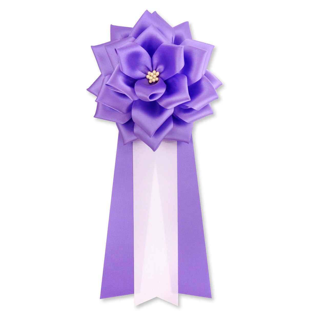 リボン徽章(記章・胸章)大リボンバラ 1個売り 花径:120mm 長さ:280mm 式典 イベント セレモニー 選挙 国会議員 祝賀会 入学式 卒業式 運動会 竣工式 来賓