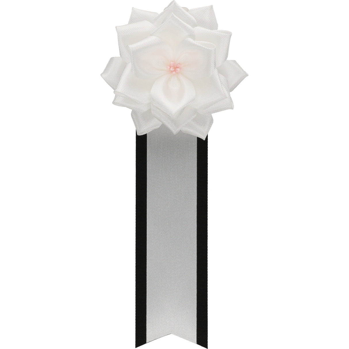 【全24色】リボン徽章(記章・胸章)小リボンバラ 1個売り 花径:75mm 長さ:175mm 式典 イベント セレモニー 選挙 国会議員 祝賀会 入学式 卒業式 運動会 竣工式 来賓