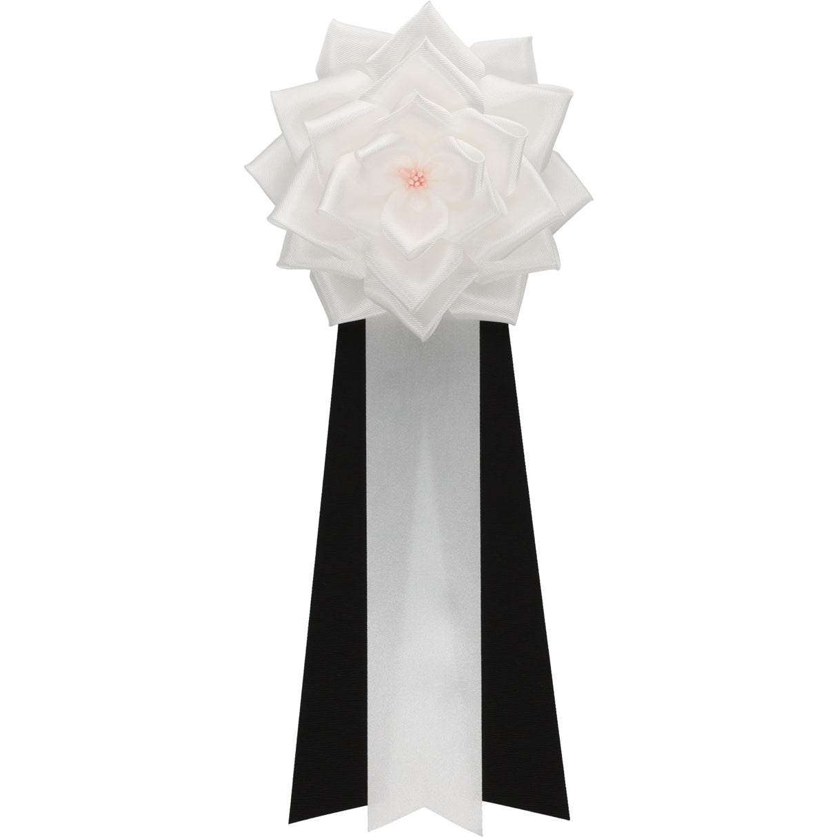 【全24色】リボン徽章(記章・胸章)大リボンバラ 1個売り 花径:120mm 長さ:280mm 式典 イベント セレモニー 選挙 国会議員 祝賀会 入学式 卒業式 運動会 竣工式 来賓