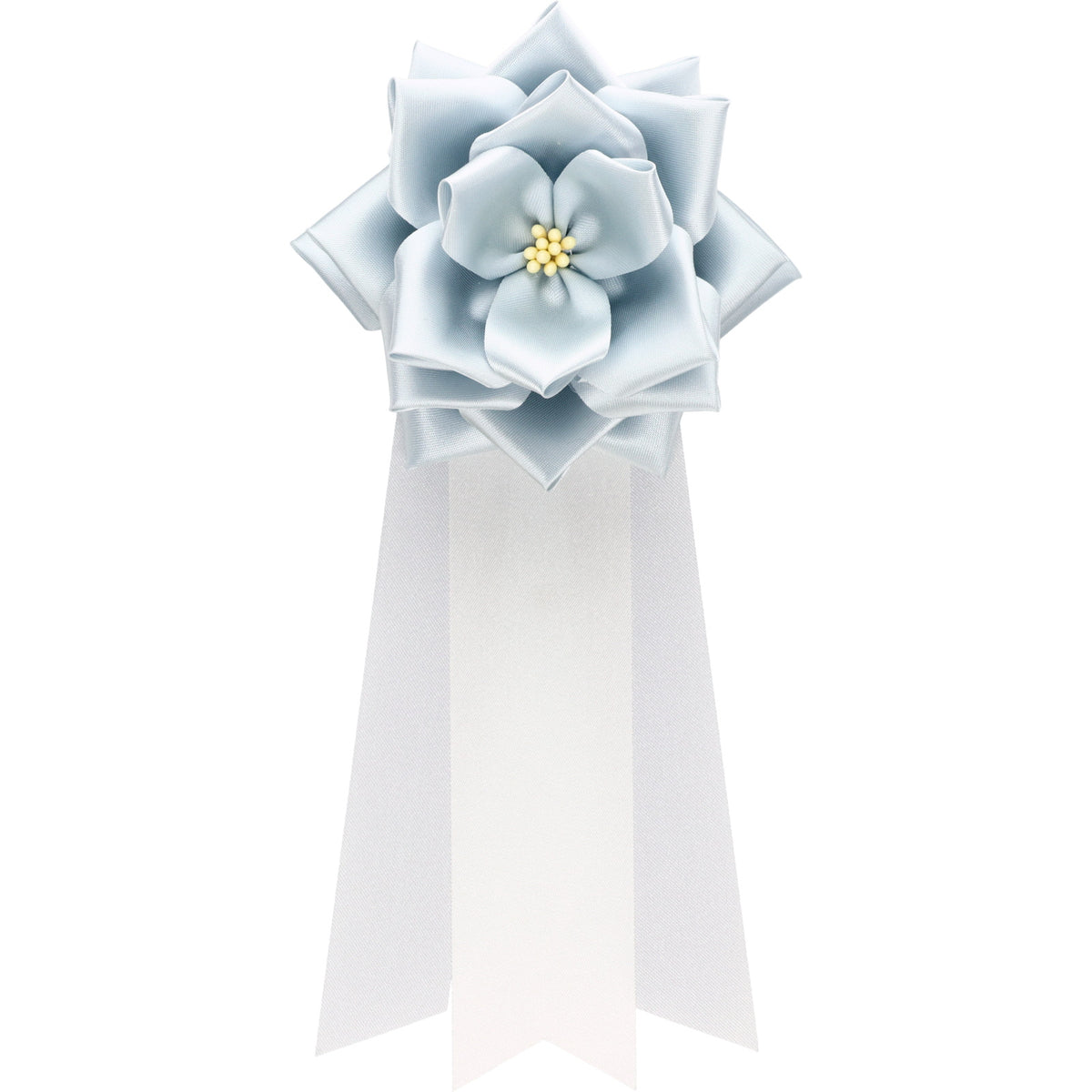 【全24色】リボン徽章(記章・胸章)中リボンバラ 1個売り 花径:95mm 長さ:220mm 式典 イベント セレモニー 選挙 国会議員 祝賀会 入学式 卒業式 運動会 竣工式 来賓