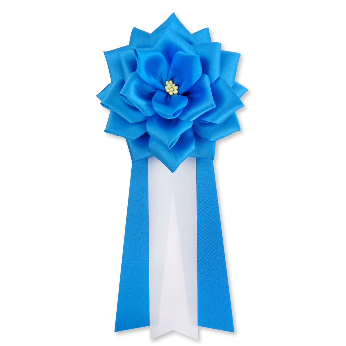 【全24色】リボン徽章(記章・胸章)大リボンバラ 1個売り 花径:120mm 長さ:280mm 式典 イベント セレモニー 選挙 国会議員 祝賀会 入学式 卒業式 運動会 竣工式 来賓