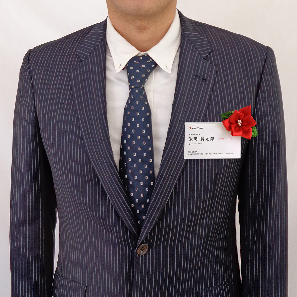 ミニバラプレート 名刺サイズ 名札 ネームホルダー 安全ピン・クリップ両用 イベント パーティー 式典 セレモニー 展覧会