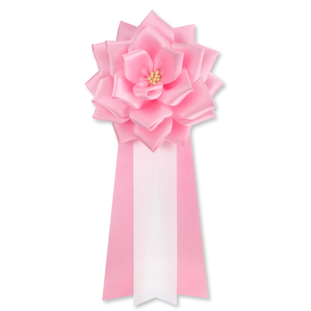 【全24色】リボン徽章(記章・胸章)大リボンバラ 1個売り 花径:120mm 長さ:280mm 式典 イベント セレモニー 選挙 国会議員 祝賀会 入学式 卒業式 運動会 竣工式 来賓