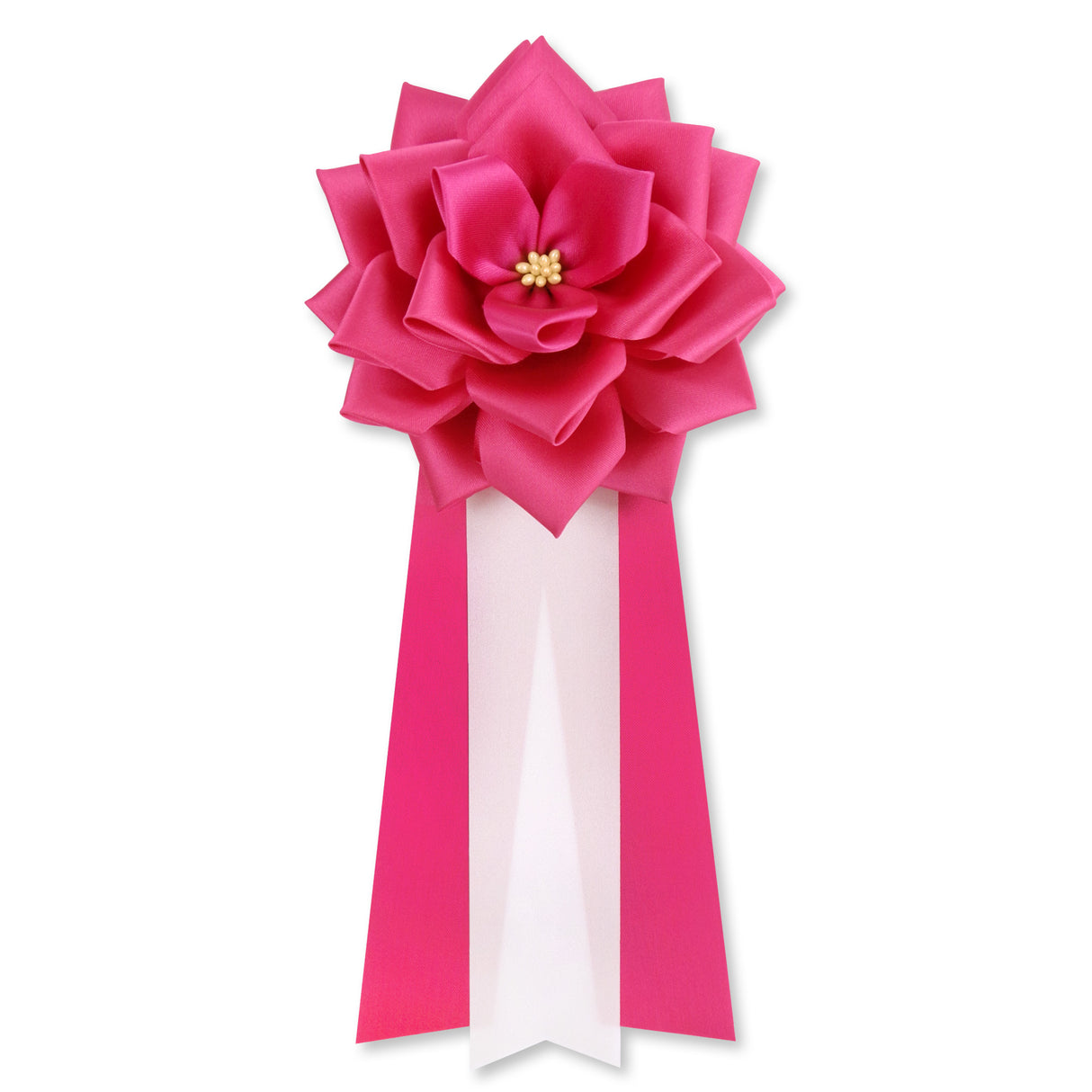 【全24色】リボン徽章(記章・胸章)大リボンバラ 1個売り 花径:120mm 長さ:280mm 式典 イベント セレモニー 選挙 国会議員 祝賀会 入学式 卒業式 運動会 竣工式 来賓