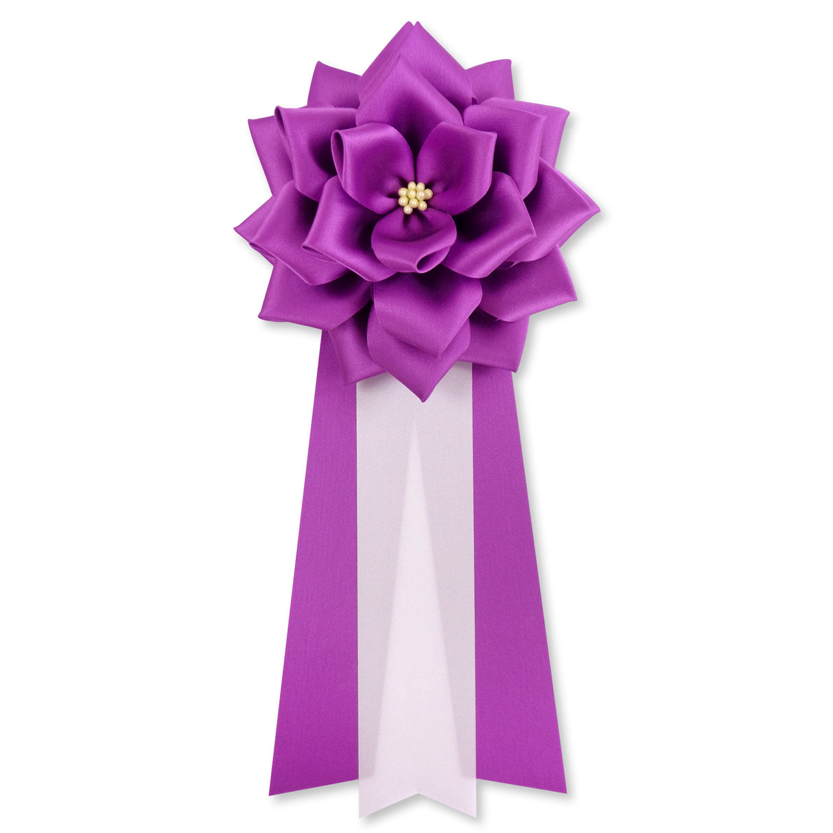 リボン徽章(記章・胸章)大リボンバラ 1個売り 花径:120mm 長さ:280mm 式典 イベント セレモニー 選挙 国会議員 祝賀会 入学式 卒業式 運動会 竣工式 来賓