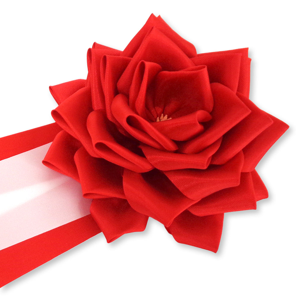 リボン徽章(記章・胸章)特大リボンバラ アップ