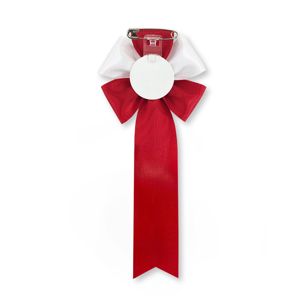 リボン徽章(記章・胸章)五方 裏側