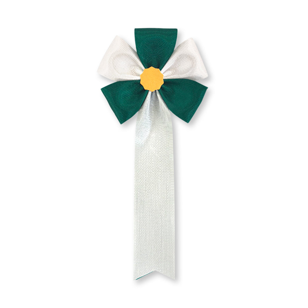 リボン徽章(記章・胸章)五方 緑