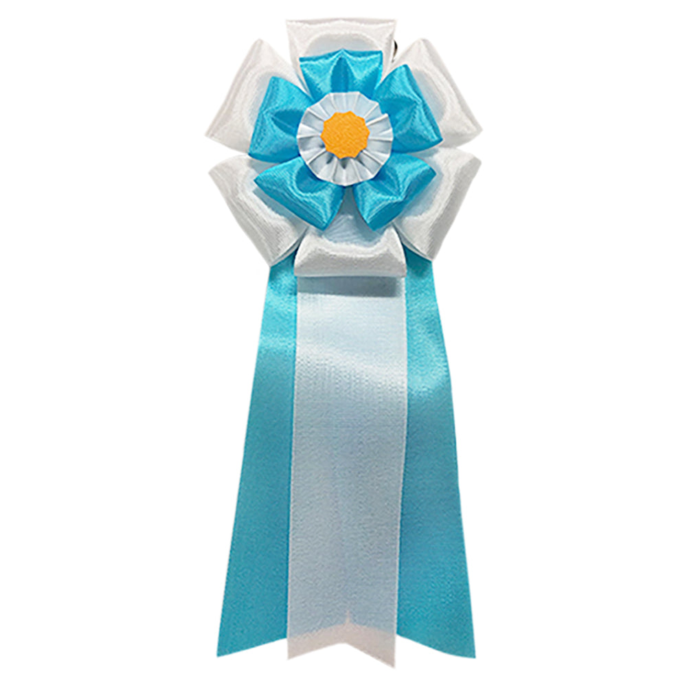 リボン徽章(記章・胸章)二重五方 水