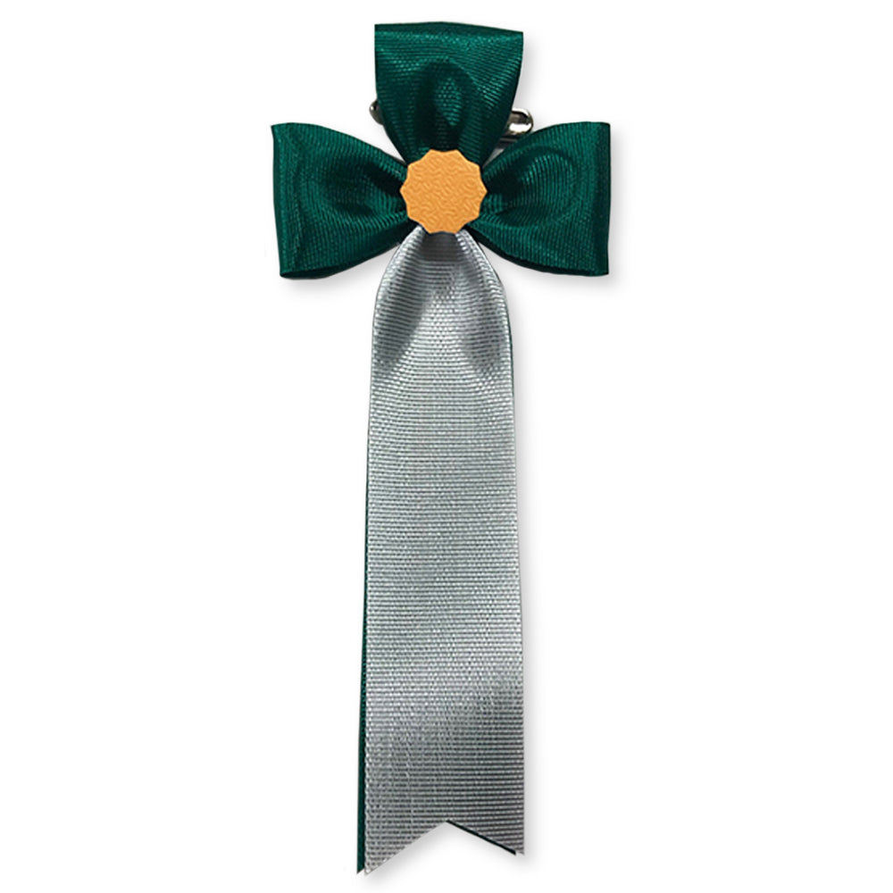 リボン徽章(記章・胸章)立ヒナ 緑