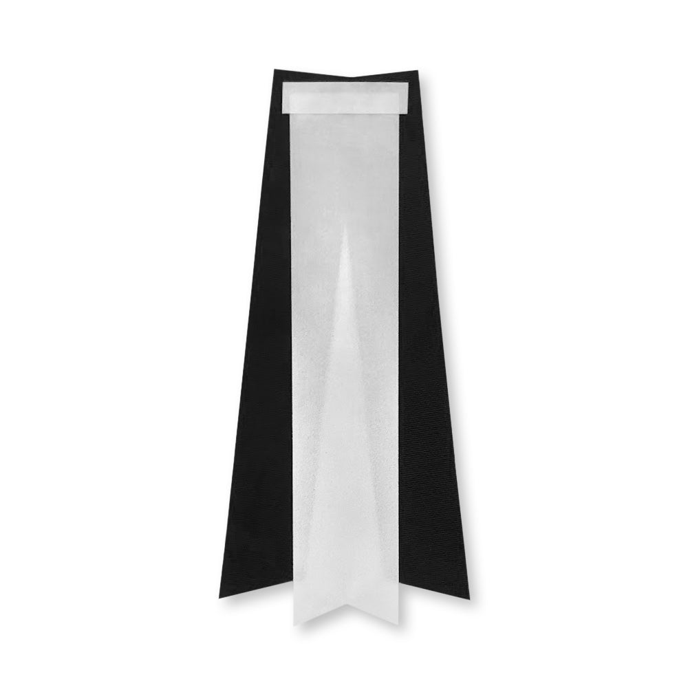 リボン徽章(記章・胸章)中リボンバラ 付け替え用タレ 葬儀用