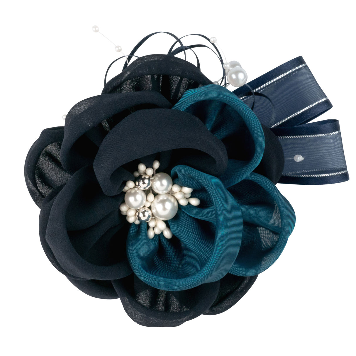 ネイビー&ターコイズグリーン