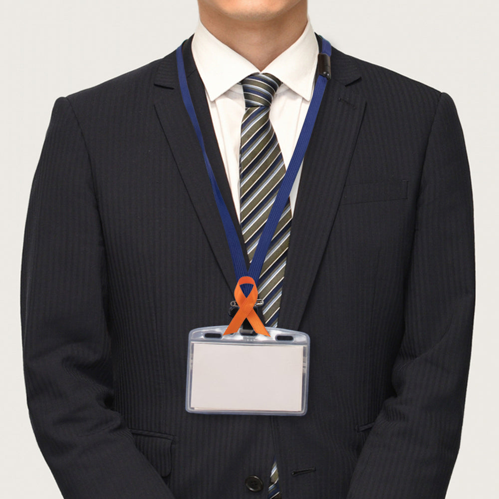 オレンジリボン ネームホルダー