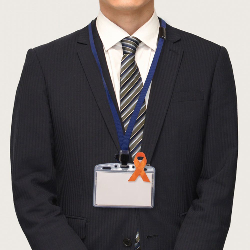 オレンジリボン ネームホルダー