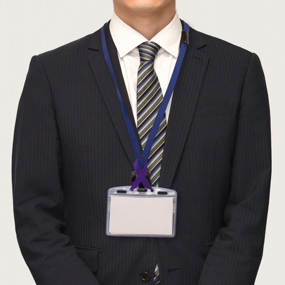 パープルリボン ネームホルダー