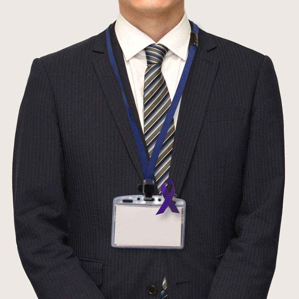 パープルリボン ネームホルダー