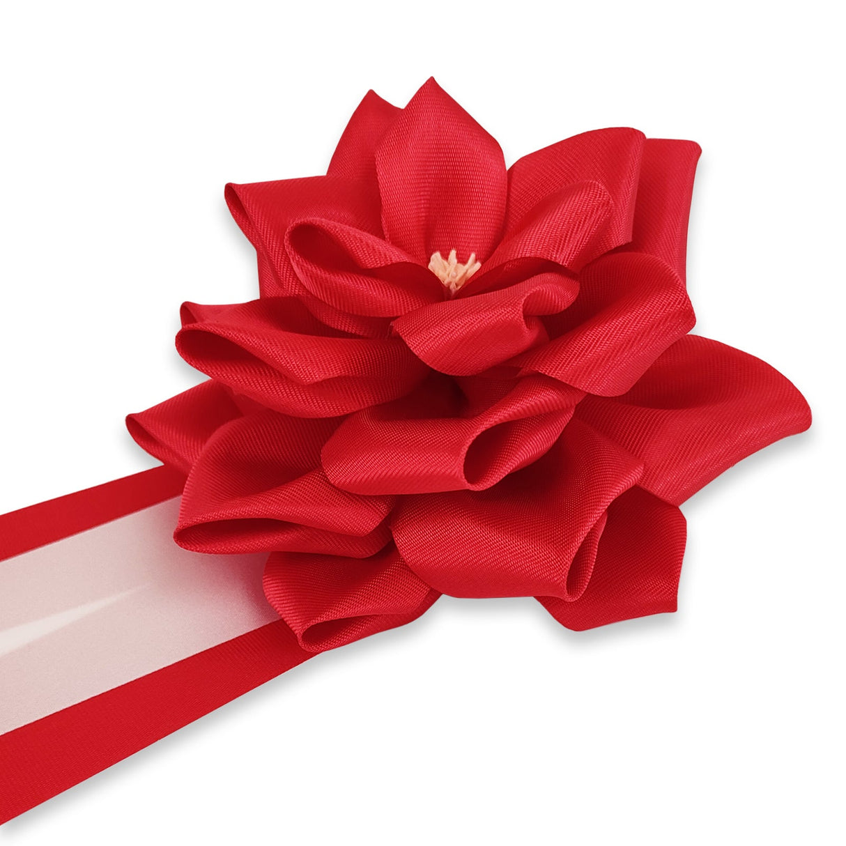 リボン徽章(記章・胸章)大リボンバラ 横画像