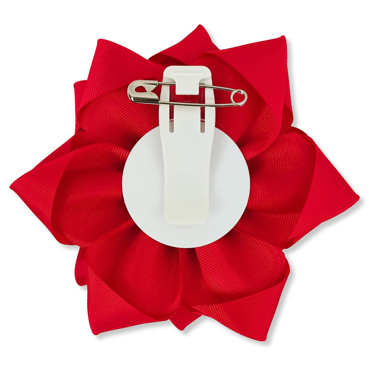 リボン徽章(記章・胸章)中リボンバラ バラの裏側