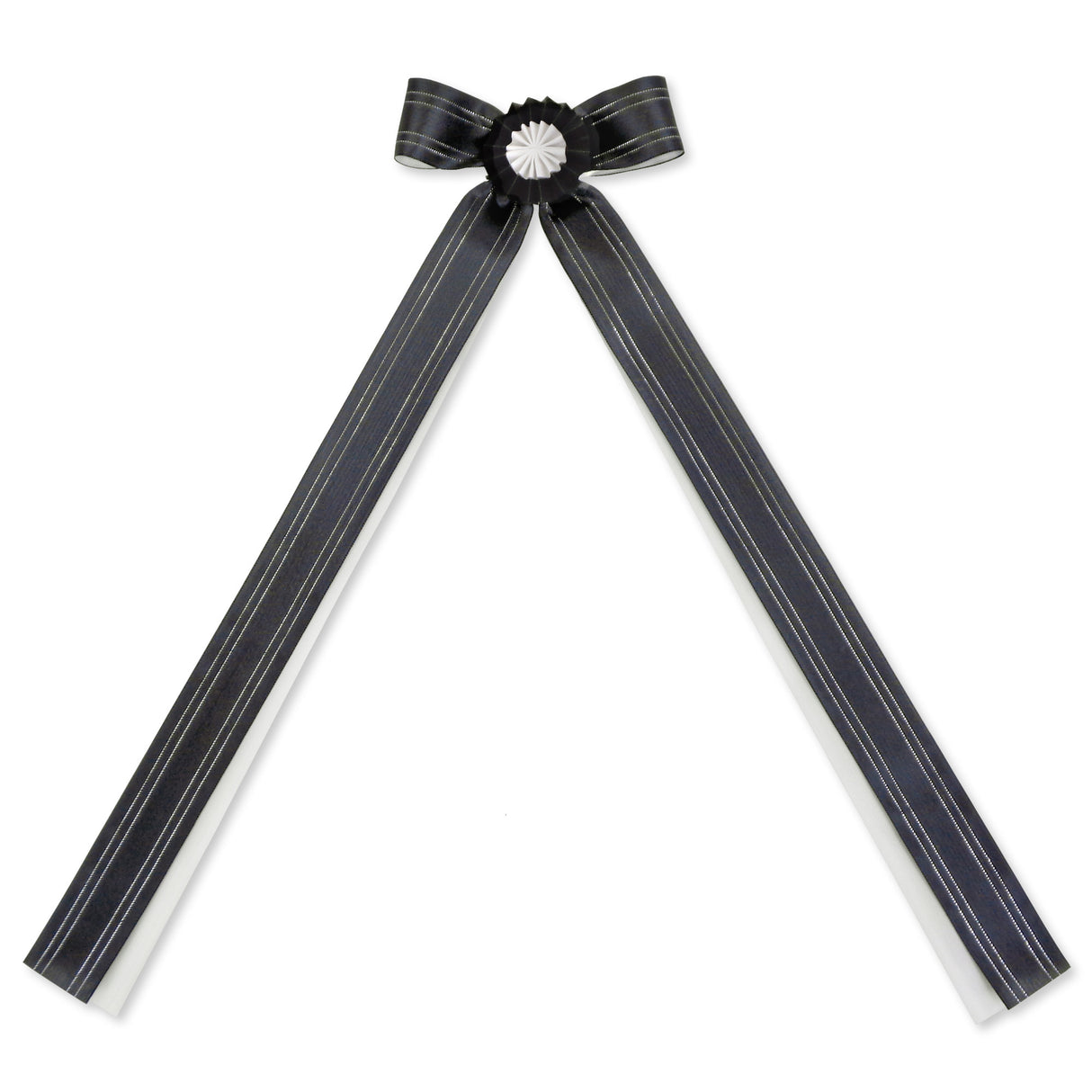 遺影 肖像 額縁用リボン 丸付リボン 全体