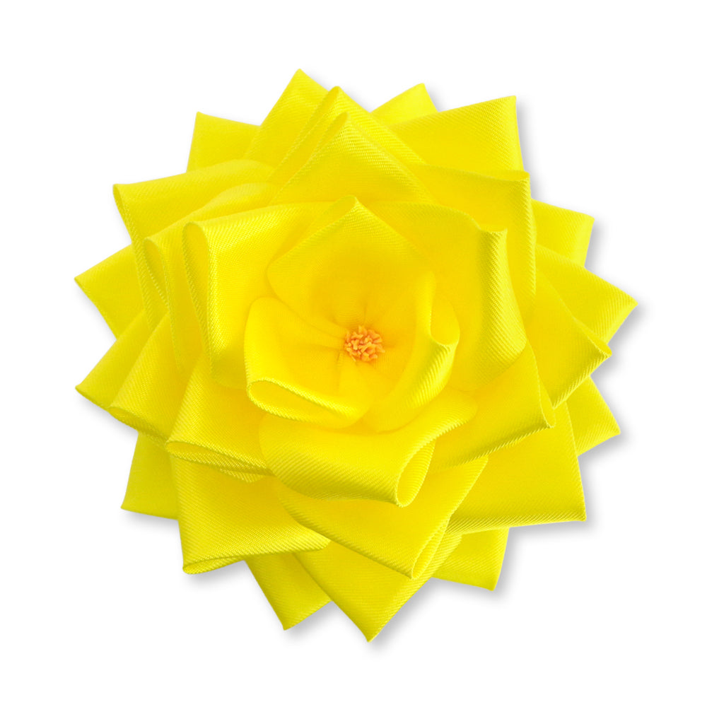 リボン徽章(記章・胸章)特大リボンバラ 花のみ 1個売り 花径:135mm 式典 イベント セレモニー 選挙 国会議員 祝賀会 入学式 卒業式 運動会 竣工式 来賓