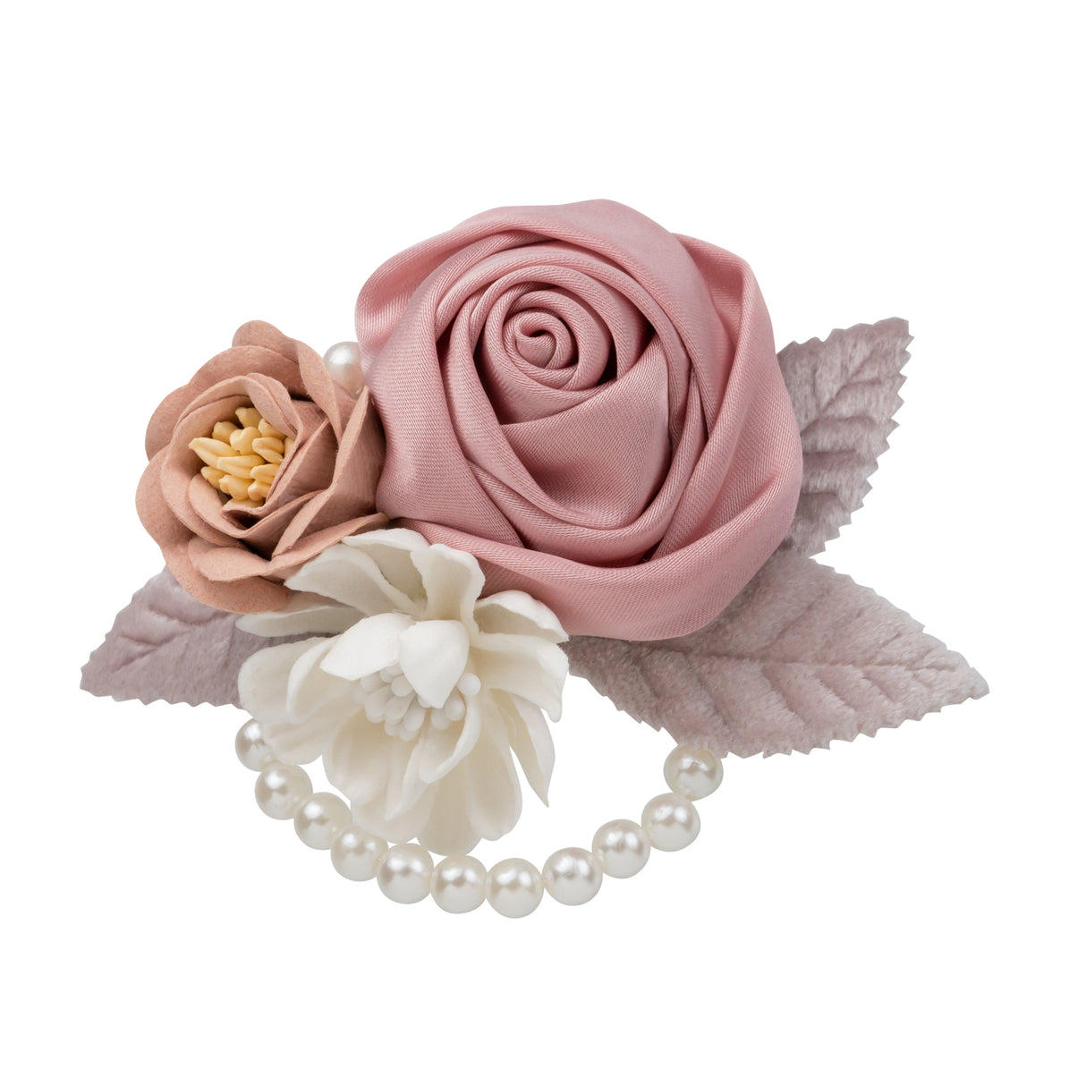 アンティークピンク 一連パール