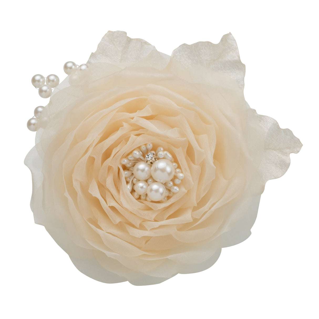 cocomam ふわりラナンのパールコサージュ バニラベージュ