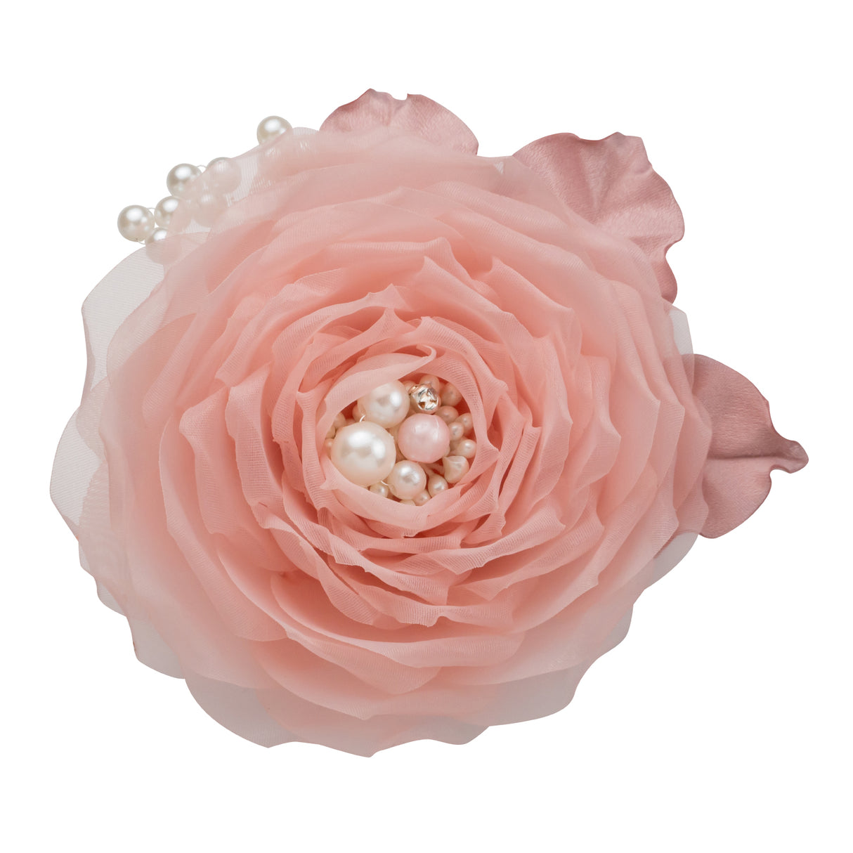 cocomam ふわりラナンのパールコサージュ ベビーピンク
