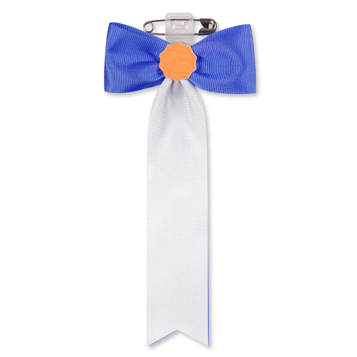 リボン徽章(記章・胸章)蝶タレ 10個セット 横幅:50mm 長さ:120mm 式典 イベント 入学式 卒業式 セレモニー 来賓 表彰 主催者