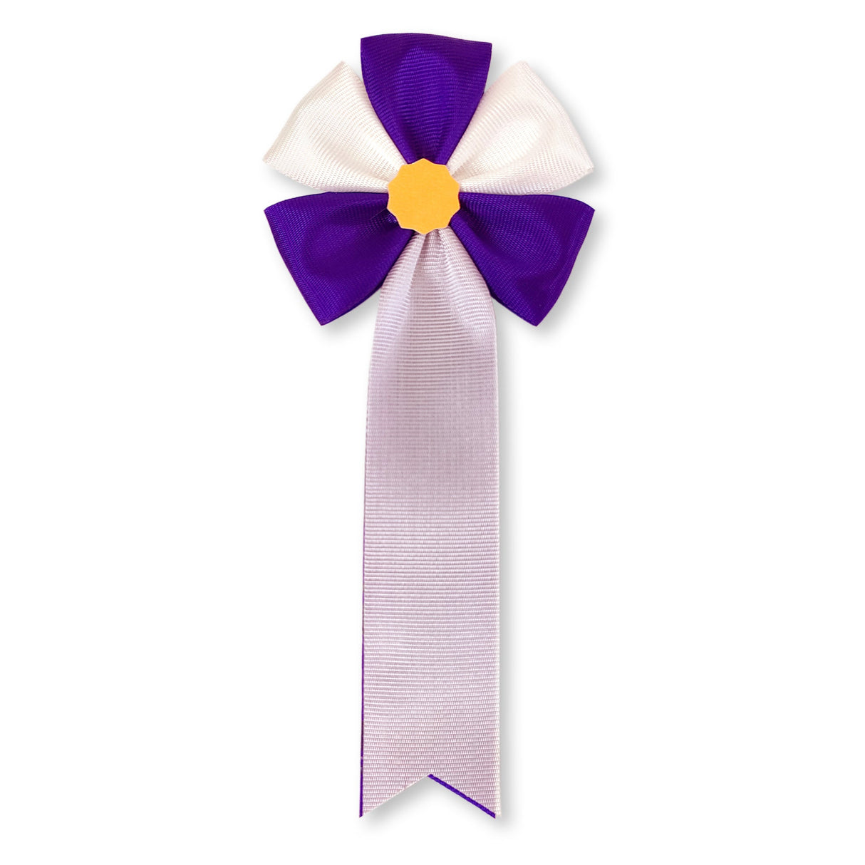 リボン徽章(記章・胸章)五方 紫