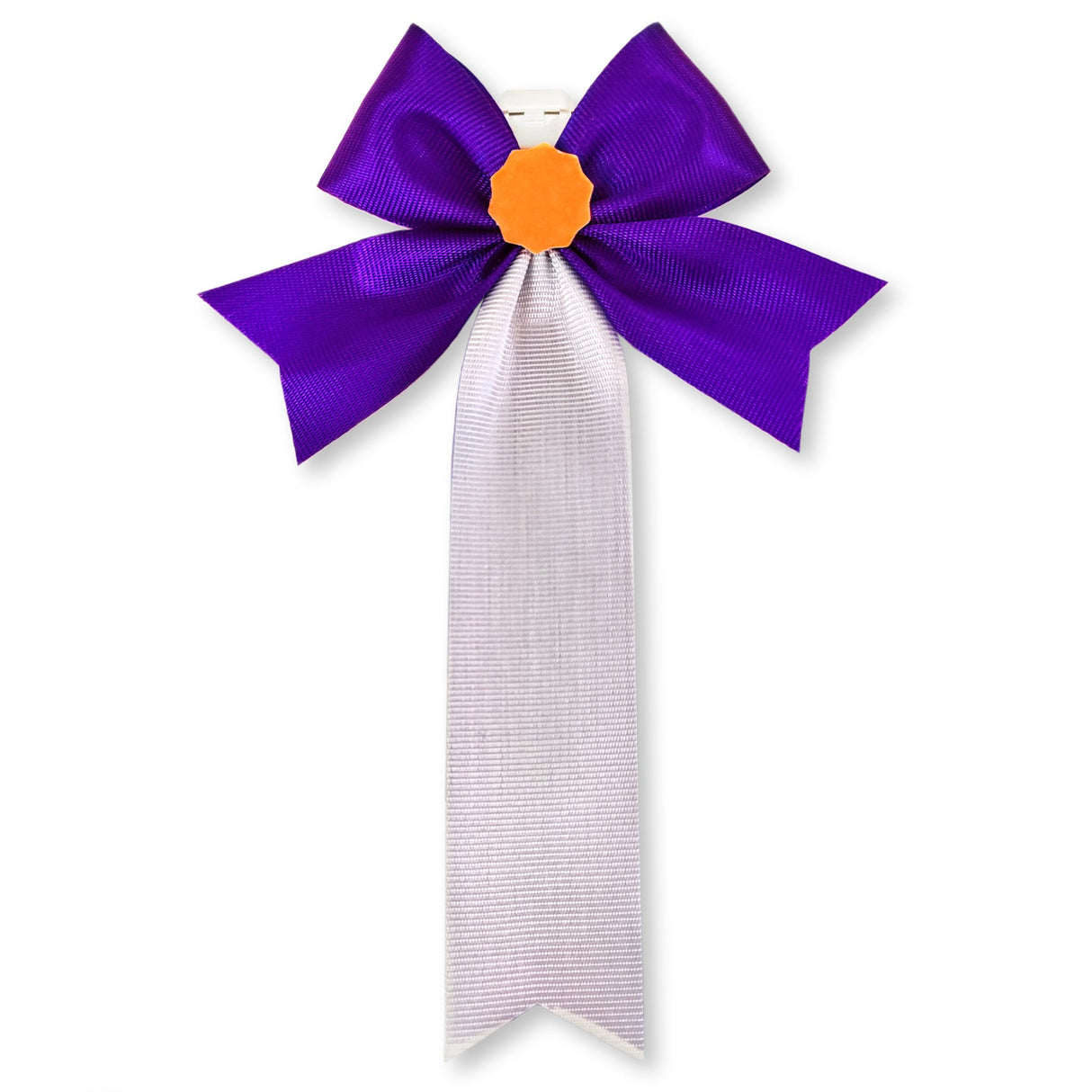 リボン徽章(記章・胸章)羽 紫