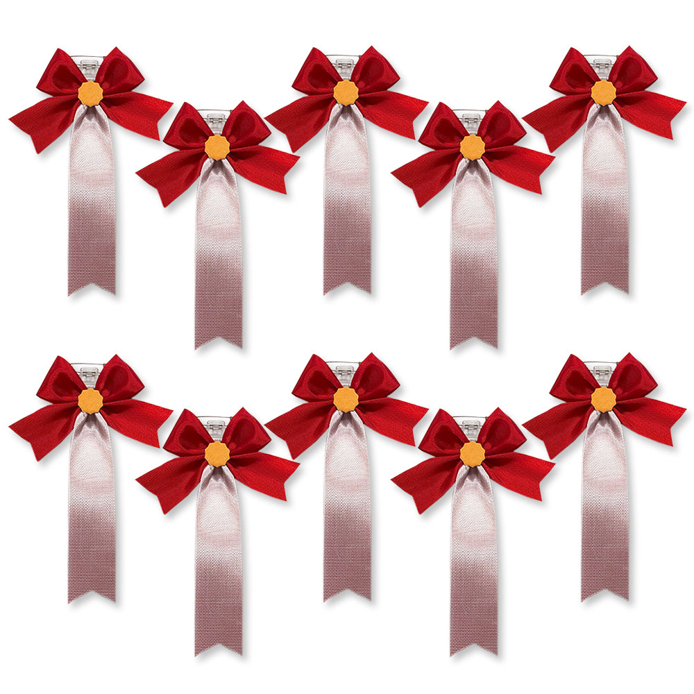 リボン徽章(記章・胸章)羽 10個セット