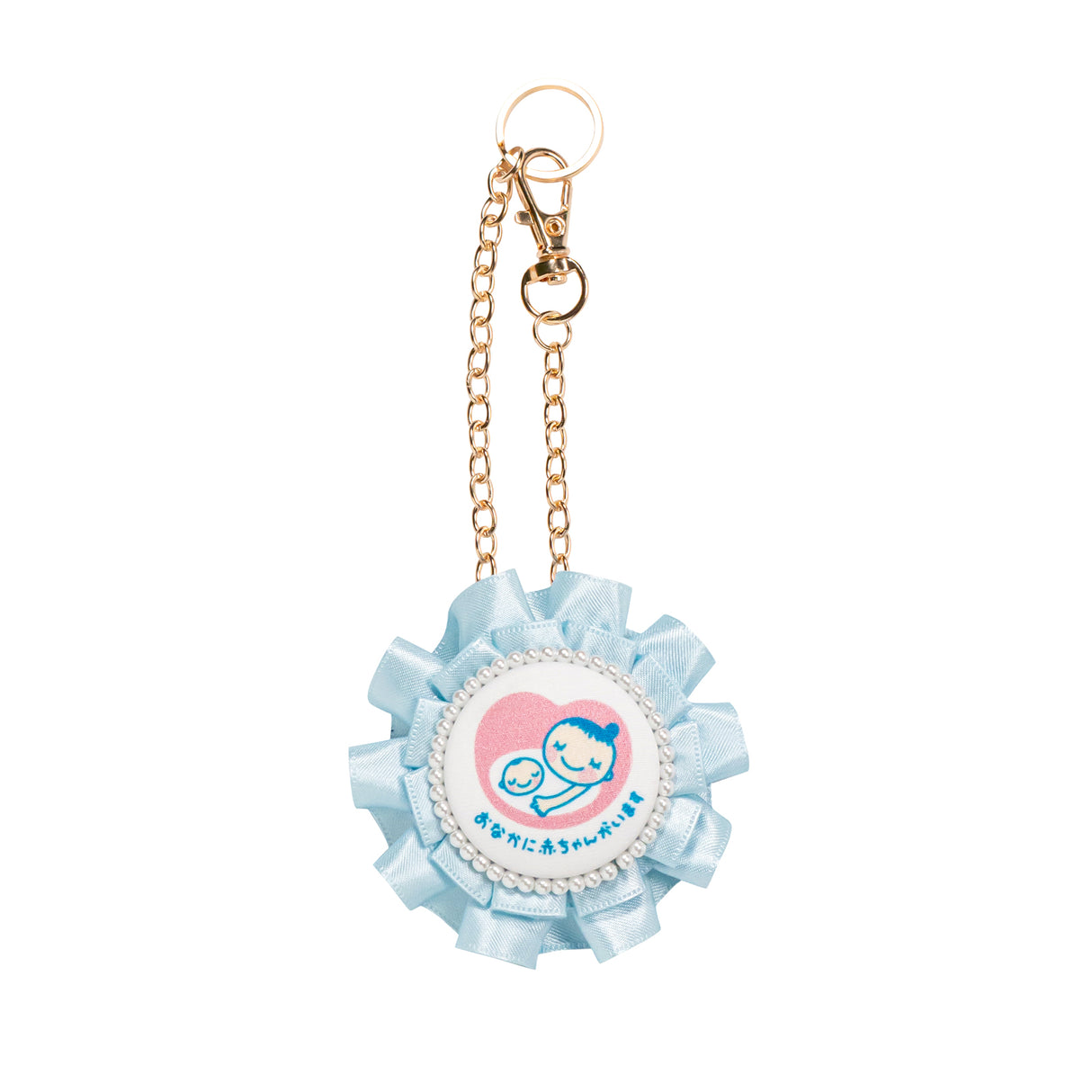 ロゼット正面画像 ライトブルー