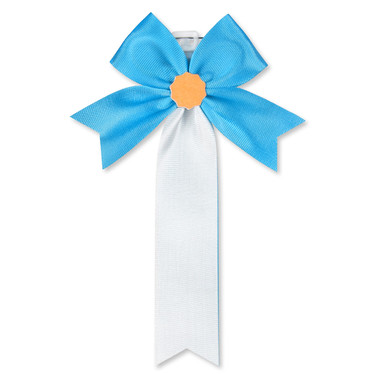 リボン徽章(記章・胸章)羽 10個セット 横幅:90mm 長さ:130mm 式典 イベント 入学式 卒業式 セレモニー 来賓 表彰 主催者