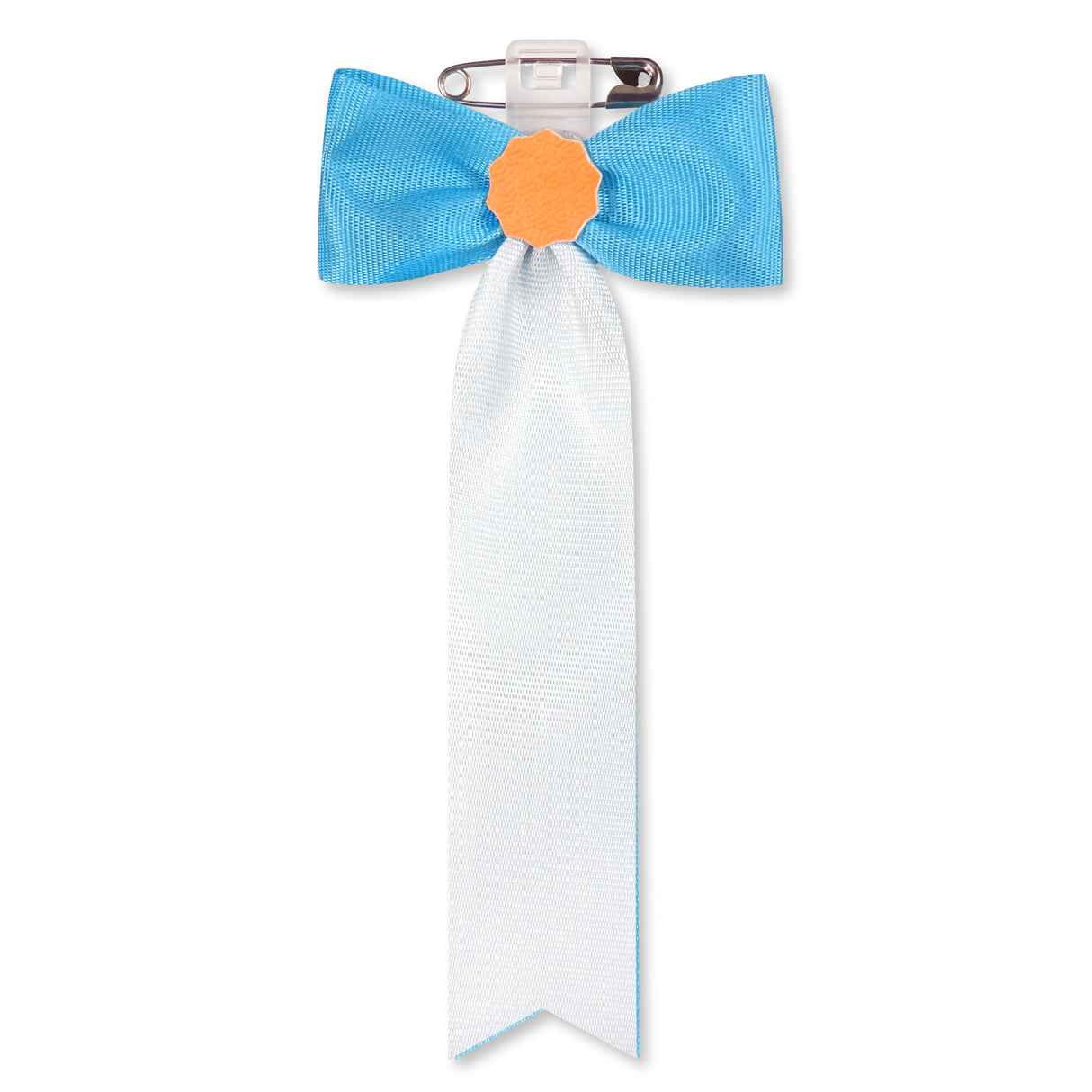 リボン徽章(記章・胸章)蝶タレ 10個セット 横幅:50mm 長さ:120mm 式典 イベント 入学式 卒業式 セレモニー 来賓 表彰 主催者