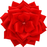 リボン徽章（記章・胸章）特大リボンバラ 花のみ 1個売り 花径:135mm 式典 イベント セレモニー 選挙 国会議員 祝賀会 入学式 卒業式 運動会 竣工式 来賓