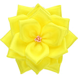 【全24色】リボン徽章（記章・胸章）小リボンバラ 花のみ 1個売り 花径:75mm 式典 イベント セレモニー 選挙 国会議員 祝賀会 入学式 卒業式 運動会 竣工式 来賓