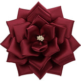 【全24色】リボン徽章（記章・胸章）大リボンバラ 花のみ 1個売り 花径:120mm 式典 イベント セレモニー 選挙 国会議員 祝賀会 入学式 卒業式 運動会 竣工式 来賓