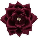 【全24色】リボン徽章（記章・胸章）中リボンバラ 花のみ 1個売り 花径:95mm 式典 イベント セレモニー 選挙 国会議員 祝賀会 入学式 卒業式 運動会 竣工式 来賓