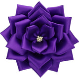 【全24色】リボン徽章（記章・胸章）大リボンバラ 花のみ 1個売り 花径:120mm 式典 イベント セレモニー 選挙 国会議員 祝賀会 入学式 卒業式 運動会 竣工式 来賓