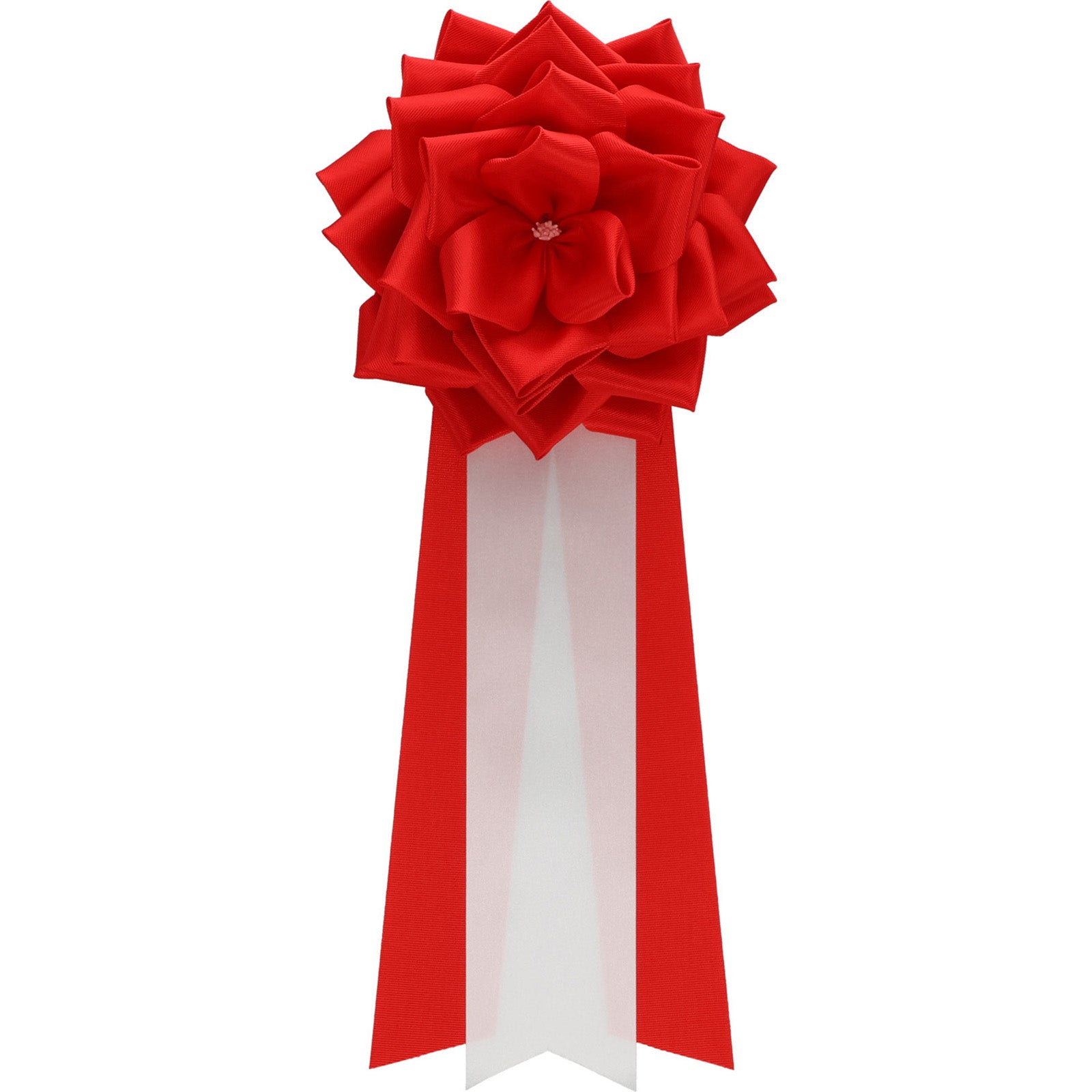 特大リボンバラ徽章 1個 花径135mm 式典 | YONEOKA RIBBON