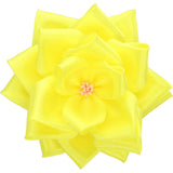 【全24色】リボン徽章（記章・胸章）中リボンバラ 花のみ 1個売り 花径:95mm 式典 イベント セレモニー 選挙 国会議員 祝賀会 入学式 卒業式 運動会 竣工式 来賓