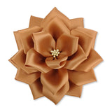 【全24色】リボン徽章（記章・胸章）大リボンバラ 花のみ 6個セット 花径:120mm 式典 イベント セレモニー 選挙 国会議員 祝賀会 入学式 卒業式 運動会 竣工式 来賓