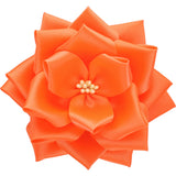 【全24色】リボン徽章（記章・胸章）中リボンバラ 花のみ 1個売り 花径:95mm 式典 イベント セレモニー 選挙 国会議員 祝賀会 入学式 卒業式 運動会 竣工式 来賓