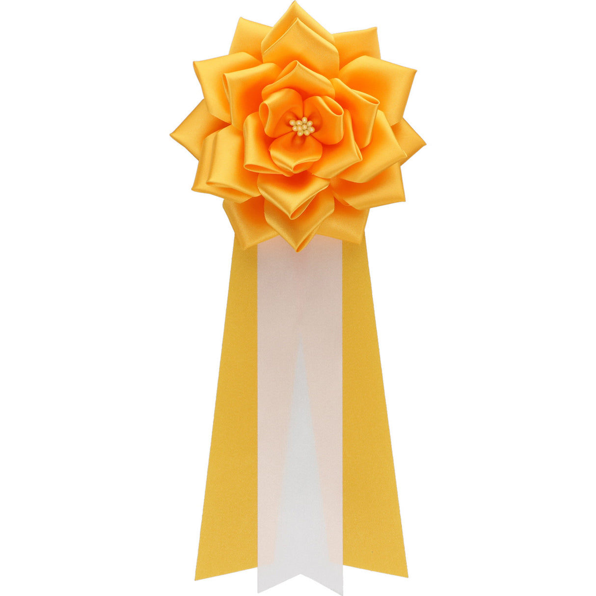 【全24色】リボン徽章（記章・胸章）大リボンバラ 1個売り 花径:120mm 長さ:280mm 式典 イベント セレモニー 選挙 国会議員 祝賀会 入学式 卒業式 運動会 竣工式 来賓