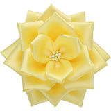 【全24色】リボン徽章（記章・胸章）中リボンバラ 花のみ 1個売り 花径:95mm 式典 イベント セレモニー 選挙 国会議員 祝賀会 入学式 卒業式 運動会 竣工式 来賓