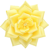 【全24色】リボン徽章（記章・胸章）大リボンバラ 花のみ 1個売り 花径:120mm 式典 イベント セレモニー 選挙 国会議員 祝賀会 入学式 卒業式 運動会 竣工式 来賓