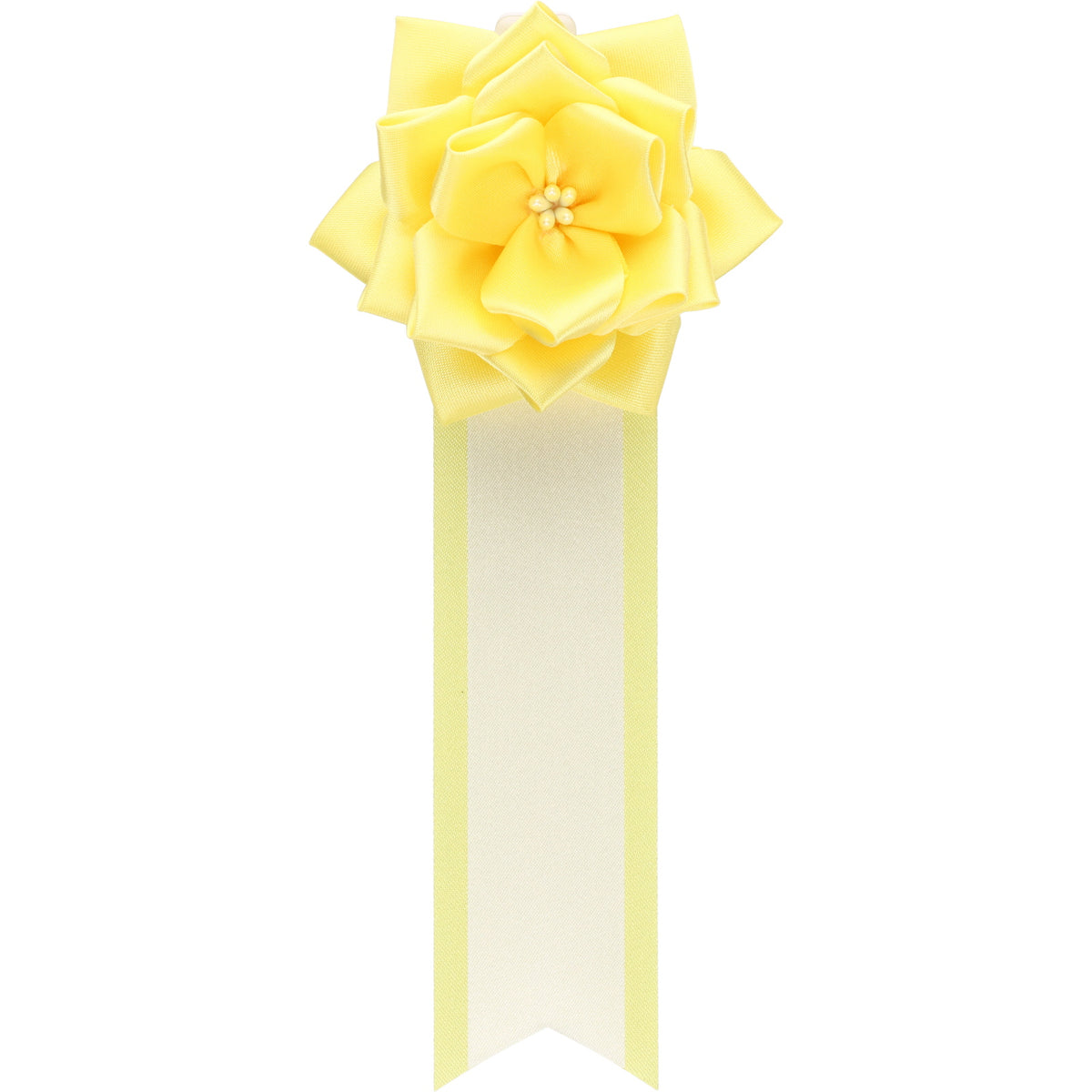 【全24色】リボン徽章（記章・胸章）小リボンバラ 1個売り 花径:75mm 長さ:175mm 式典 イベント セレモニー 選挙 国会議員 祝賀会 入学式 卒業式 運動会 竣工式 来賓