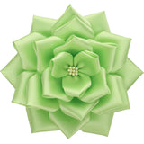 【全24色】リボン徽章（記章・胸章）大リボンバラ 花のみ 1個売り 花径:120mm 式典 イベント セレモニー 選挙 国会議員 祝賀会 入学式 卒業式 運動会 竣工式 来賓