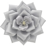 【全24色】リボン徽章（記章・胸章）大リボンバラ 花のみ 1個売り 花径:120mm 式典 イベント セレモニー 選挙 国会議員 祝賀会 入学式 卒業式 運動会 竣工式 来賓
